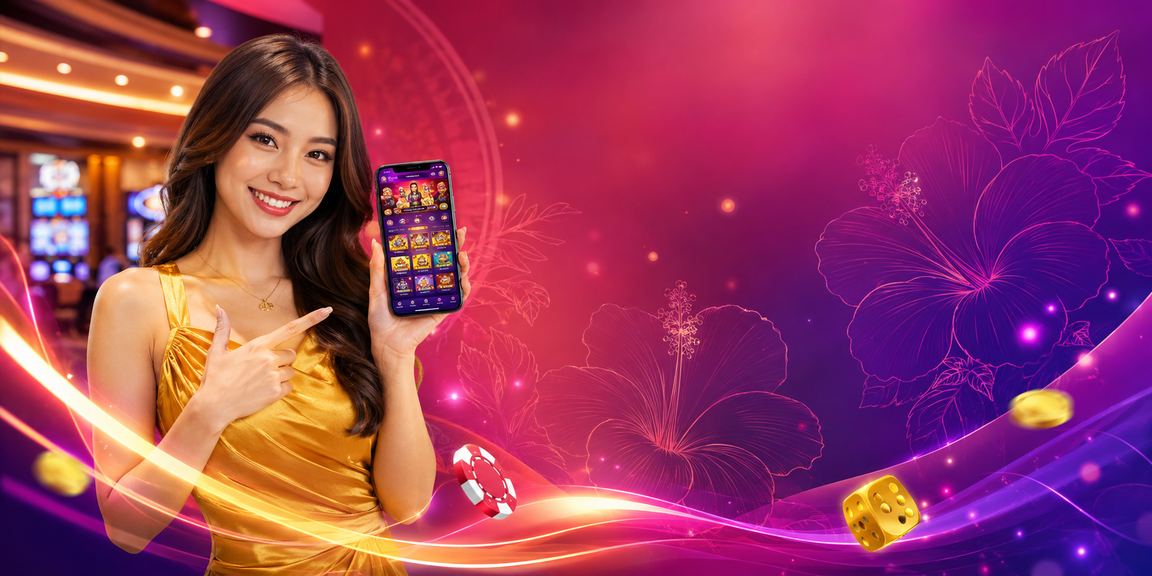 Paparan antara muka aplikasi kasino rasmi vegas108 Malaysia